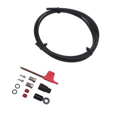Hydraulic Disc Brake Hose Kit 6.6FT Rubber Metal Hydraulic Disc Brake Hose