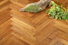 Parquet Massif   Bâton Rompu Doré Antique - PA5  - colis de  1.4m²