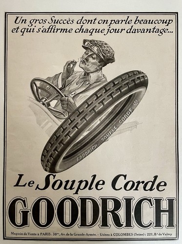 Affiche goodrich vintage - affiche,
