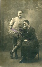 Militaire Carte PHoto en 1917