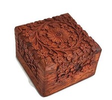 Main en Bois Rangement Boîte