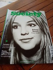 BRITNEY SPEARS_FOOTBALL FEMININ ~ SOCIETY Magazine 2021  good condition 