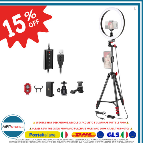 Ring light neewer rp10 - ring, 10"