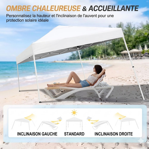 Tonnelle jardin 3x3m - jardin,