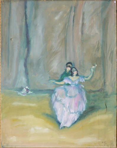 Danseuse opéra peinture - danseuse, de