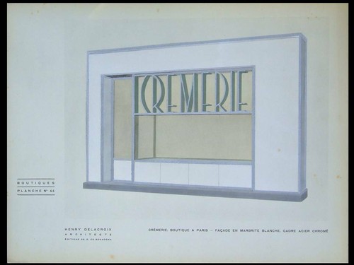 Cremerie paris pochoir - cremerie,