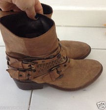 AUTHENTIQUES BOTTINES/BOOTS CLOUTÉES CO-OP BARNEYS NEW YORK T.36IT OU 37FR TBE