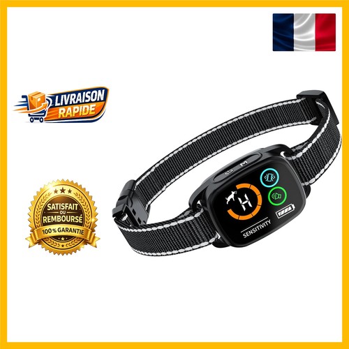 Collier anti aboiement - anti, noir