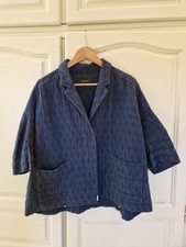 Veste large Cop copine femme T S bleu TBE