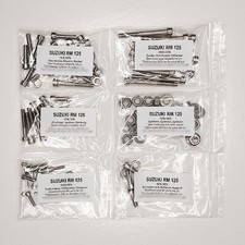 SUZUKI RM 125 1976 1977 1978 Kit vis BTR inox moteur complet RM125