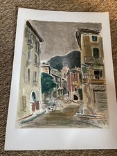 ANDRÉ PLANSON - NYONS - LITHOGRAPHIE SIGNÉE, 1955