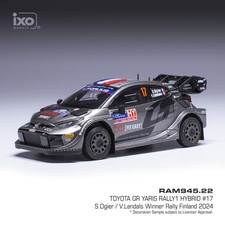 Toyota GR Yaris Rally1 Hybrid #17 Rallye de Finlande 2024 Ogier 1/43 IXO RAM945