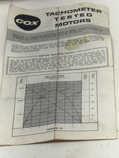 65 COX TACHOMETER TESTED