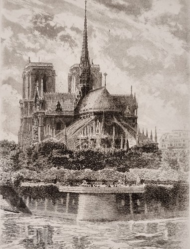 Gravure ancienne notre - gravure,