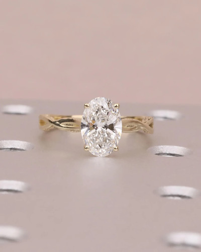 Bague fiançailles en - de,