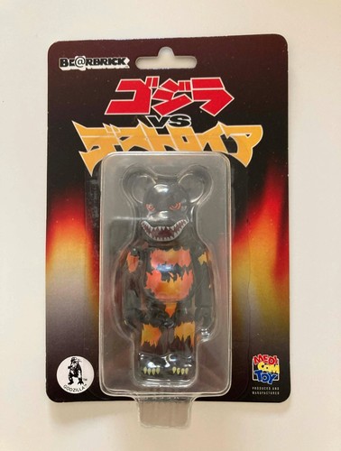 Bearbrick burning godzilla - bearbrick,