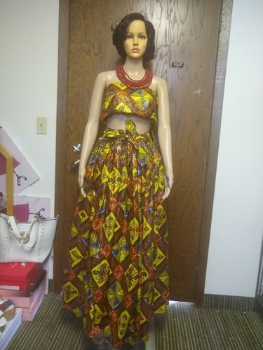 African wax print - print, skirt
