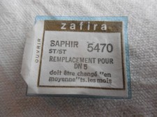 SAPHIR DE TOURNE DISQUE fabrication ZAFIRA POUR DN 5