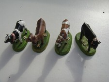 lot 4 figurines vaches pour
