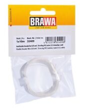 BRAWA 32409 Câble Électrique Extra Flexible Blanc (10 Mètres - Diamètre 0,05