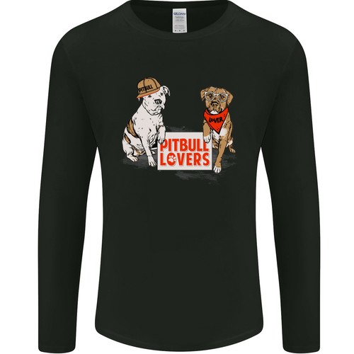Pitbull amoureux drôle - pitbull,