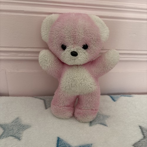 Doudou peluche ours rose - doudou,