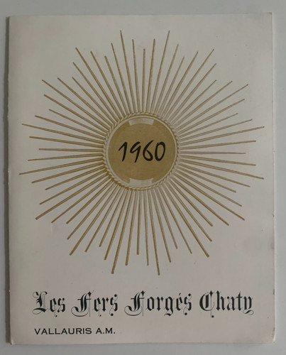 Rare carte voeux - de,
