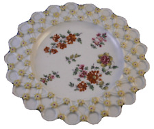 Assiette Florale En Porcelaine