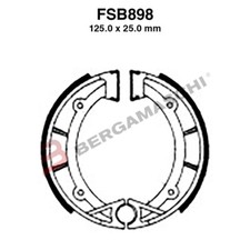 Patins de Frein Sabot Frein Arrière FERODO Swm TL 320>1983