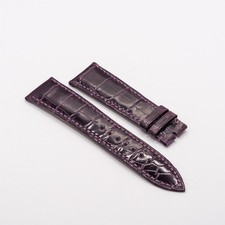 Original Audemars Piguet Purple Curved 22mm Crocodile Leather Bracelet