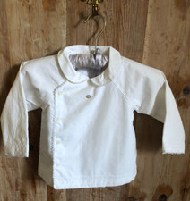 Quality French JACADI Designer Baby Cotton Spring Occasion Coat Jacket Sz 18 Mth