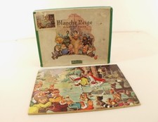 Jouets VERA France Puzzle Blanche Neige  20 pièces complet en boîte années 60