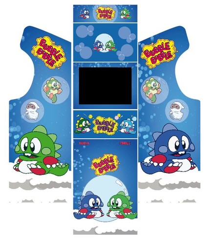 Stickers borne arcade - stickers, ou