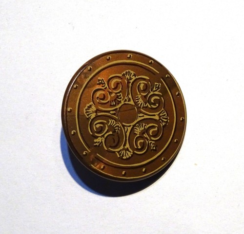 Bouclier rond bronze - bouclier,