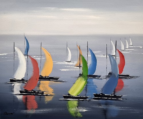 Peinture marine tableau - peinture,