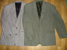 BREAL paris veste costume taille 50 + veste noir blanc pieds coq offerte