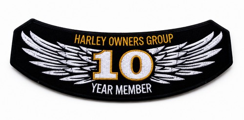 Gilet brodé harley davidson - brodé, harley-davidson