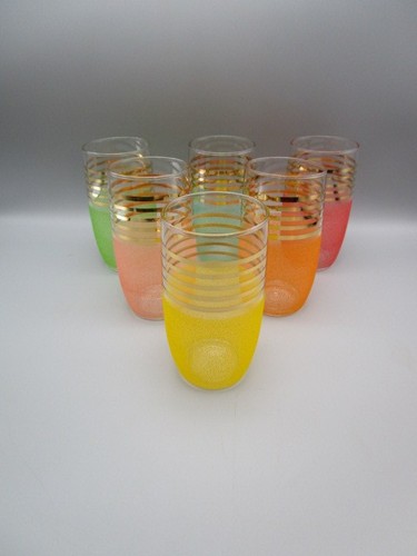 Lot verres vintage - de, 6