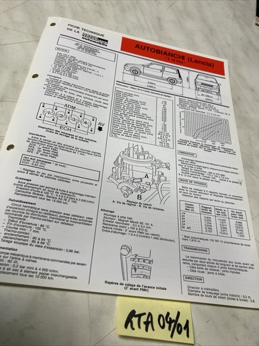 Fiche technique automobile