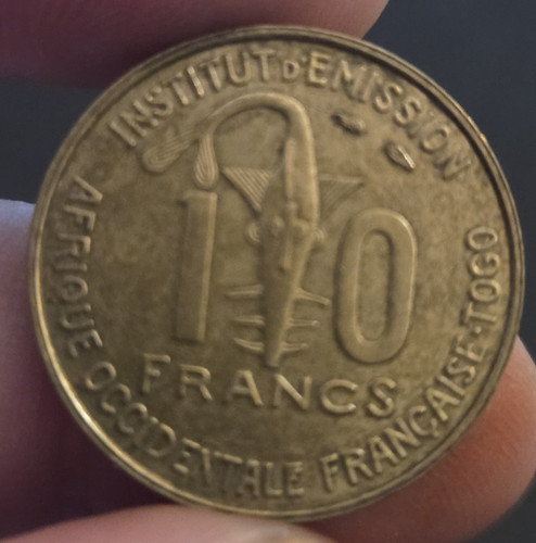 Francs afrique occidentale - 10,