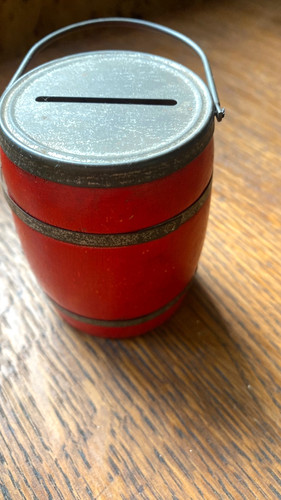 Ancienne tirelire tonneau - ancienne,