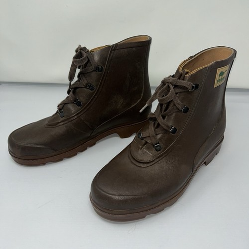 Chameau brown rubber boot - le,