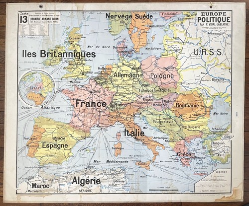 Ancienne carte scolaire - 🌍,