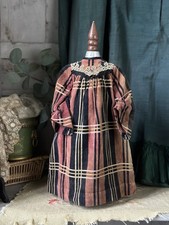 Robe Ancienne Velours XIXeme Pour Poupée Ancienne