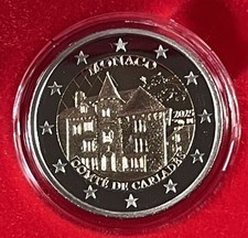 Monaco Commémorative 2 Euros BE 2025 Comté de Carladès NEUF