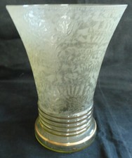 Vase vintage 20 cm – Verrerie de Vianne (47) – fait main – Ref 4305