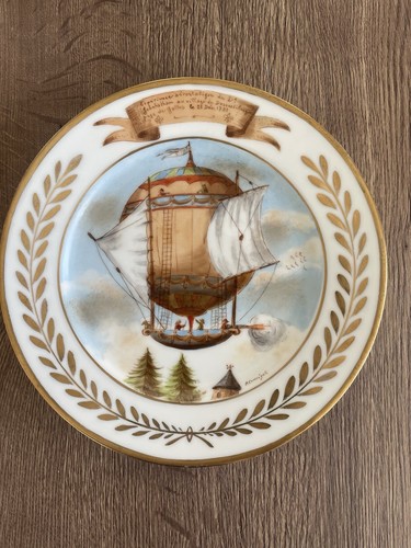 Ancienne assiette - , en