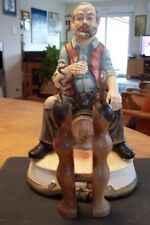 Tire-bouchon et Décapsuleur Couple Erotique en Bois d' Olivier