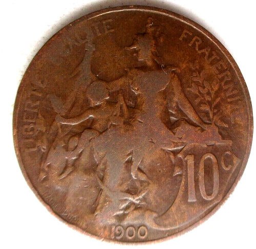 Centimes daniel dupuis 1900 - 10,