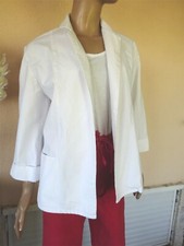 VESTE D'ETE BLANCHE 100 %